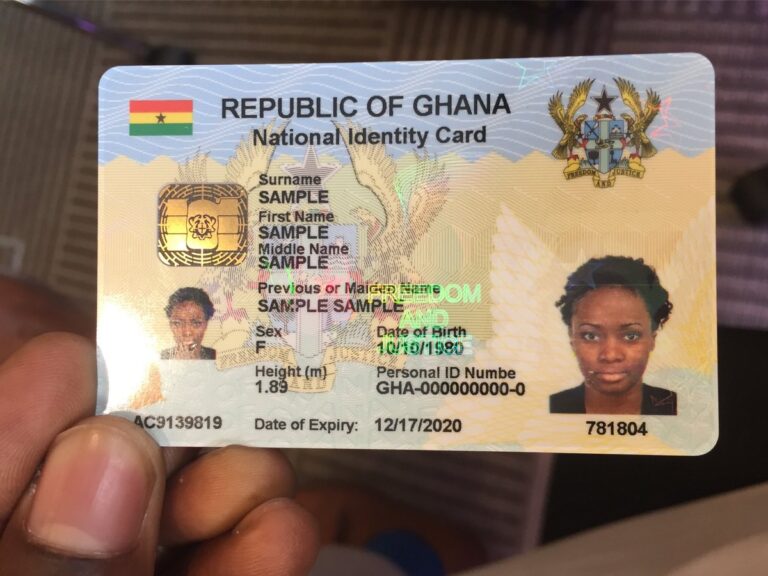 Ghana Parliament Could Pass a Law To Require The Ghana Card To Register To Vote In Future Elections