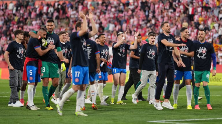 Girona beat Barcelona to secure Champions League football