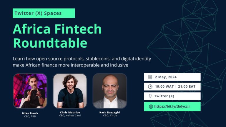 TDB Hosts Twitter (X) Space Discussion About Stablecoins and Digital Identity In Africa