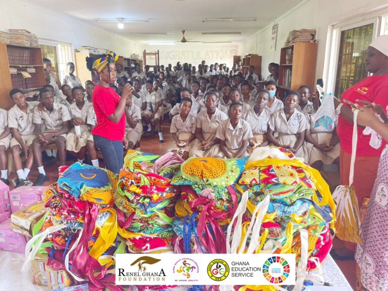 Adentan Education Directorate partners Renel Ghana Foundation, Global Quality to mark Menstrual Hygiene Day